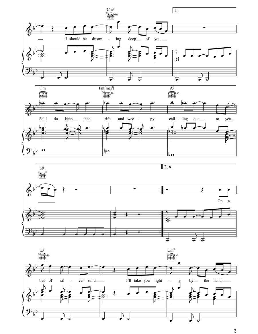 Precious Precious Piano, Vocal, Guitar scores gallery preview page 3