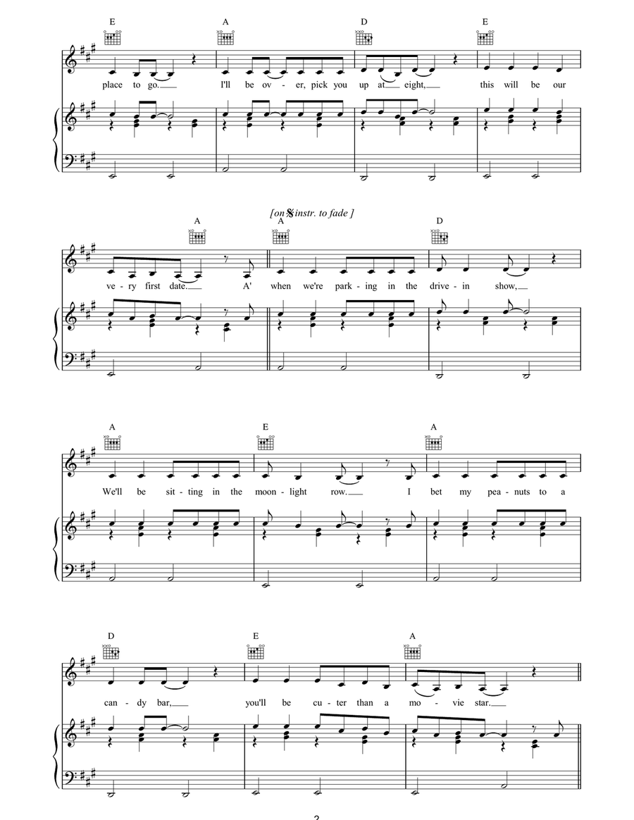 Drive-In Show Guitar scores gallery preview page 2