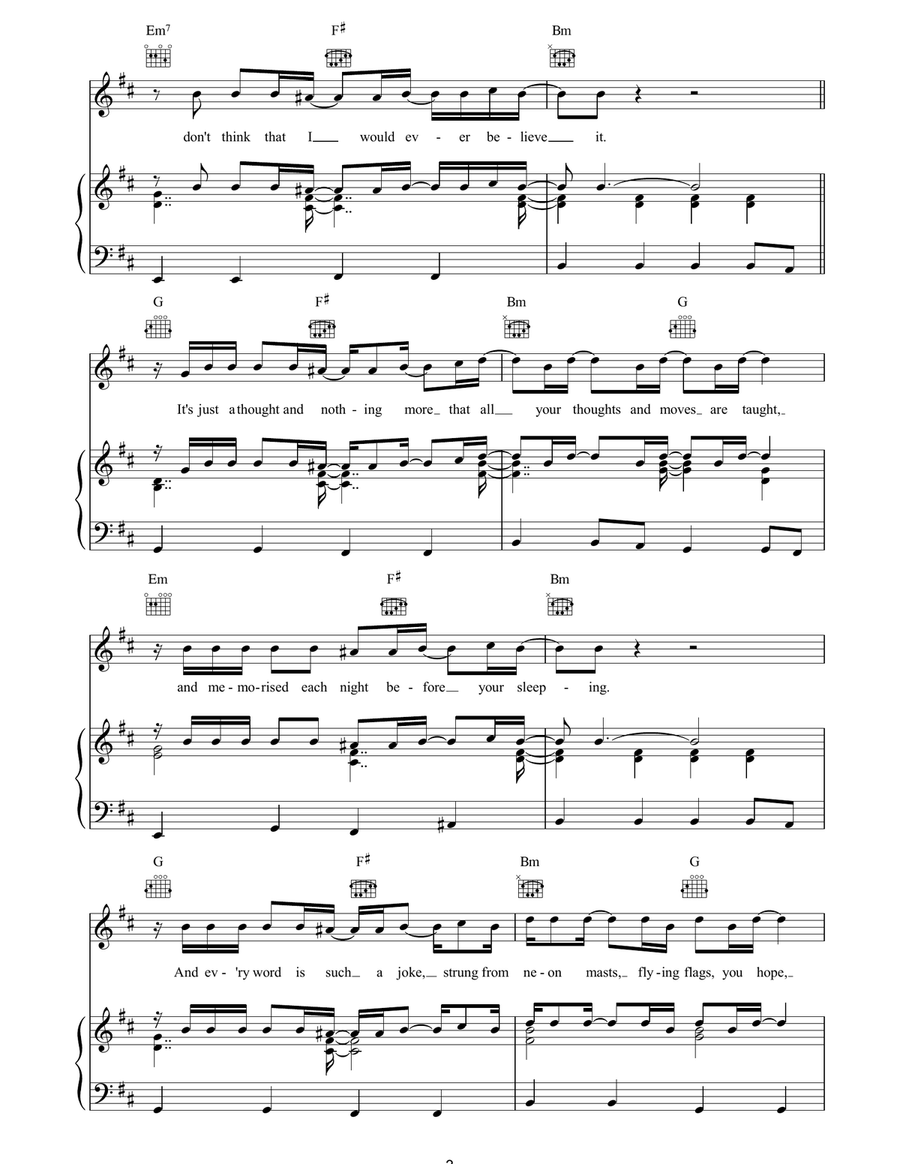 Alibis Alibis Guitar scores gallery preview page 3