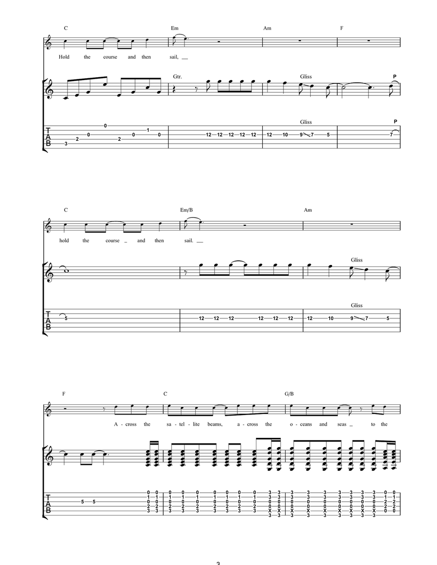 Lost A Friend Acoustic Guitar scores gallery preview page 3