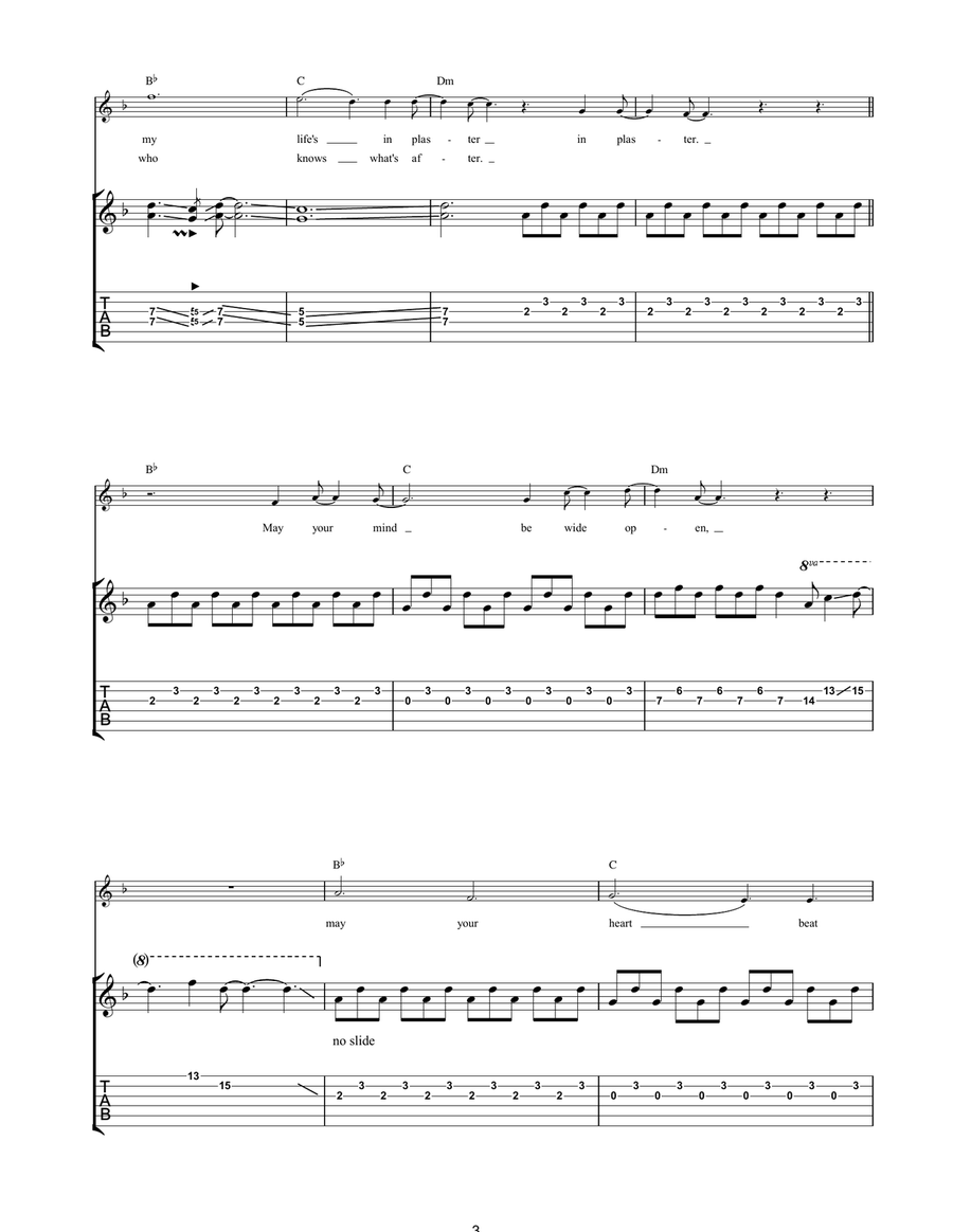 Waltzing Along Acoustic Guitar scores gallery preview page 3