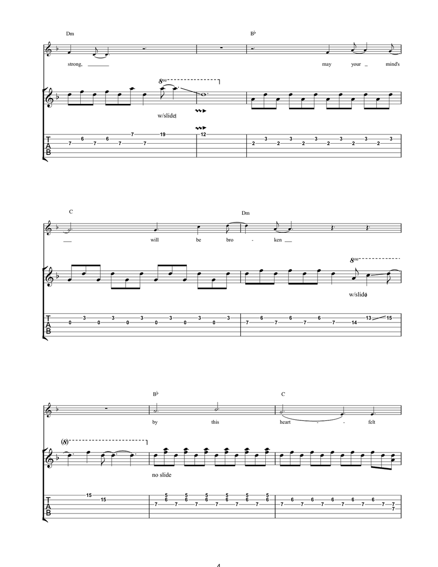 Waltzing Along Acoustic Guitar scores gallery preview page 4