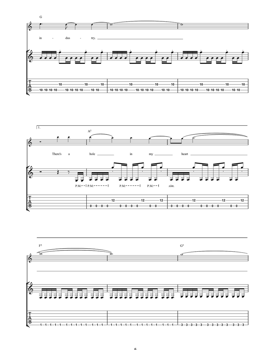 Greenpeace Acoustic Guitar scores gallery preview page 5