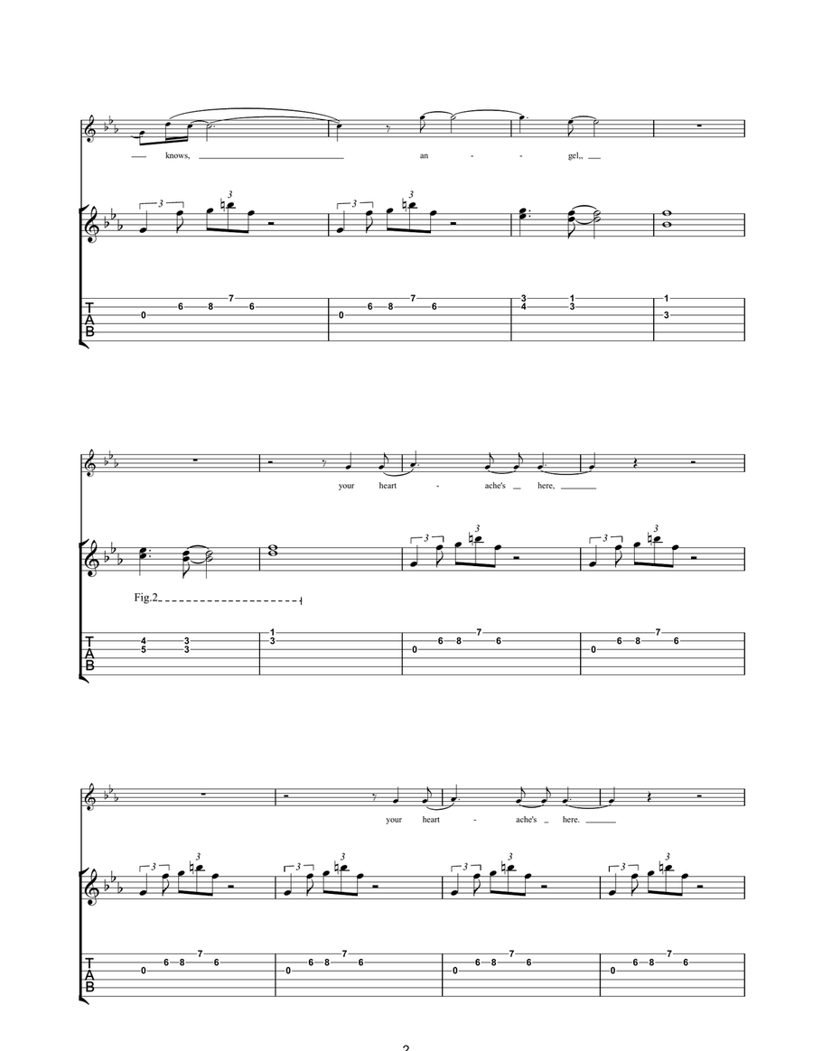Watering Hole Acoustic Guitar scores gallery preview page 2