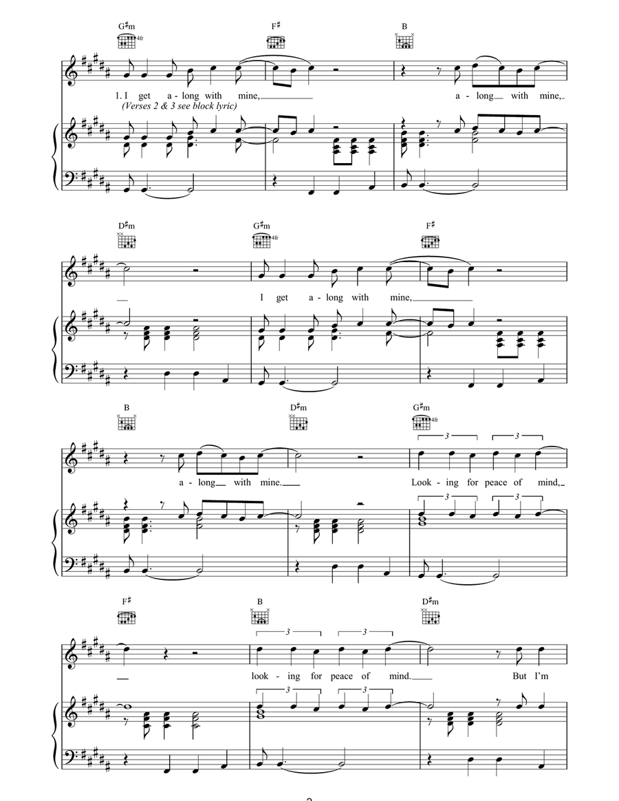 Soul Tied Soul Tied Piano, Vocal, Guitar scores gallery preview page 2