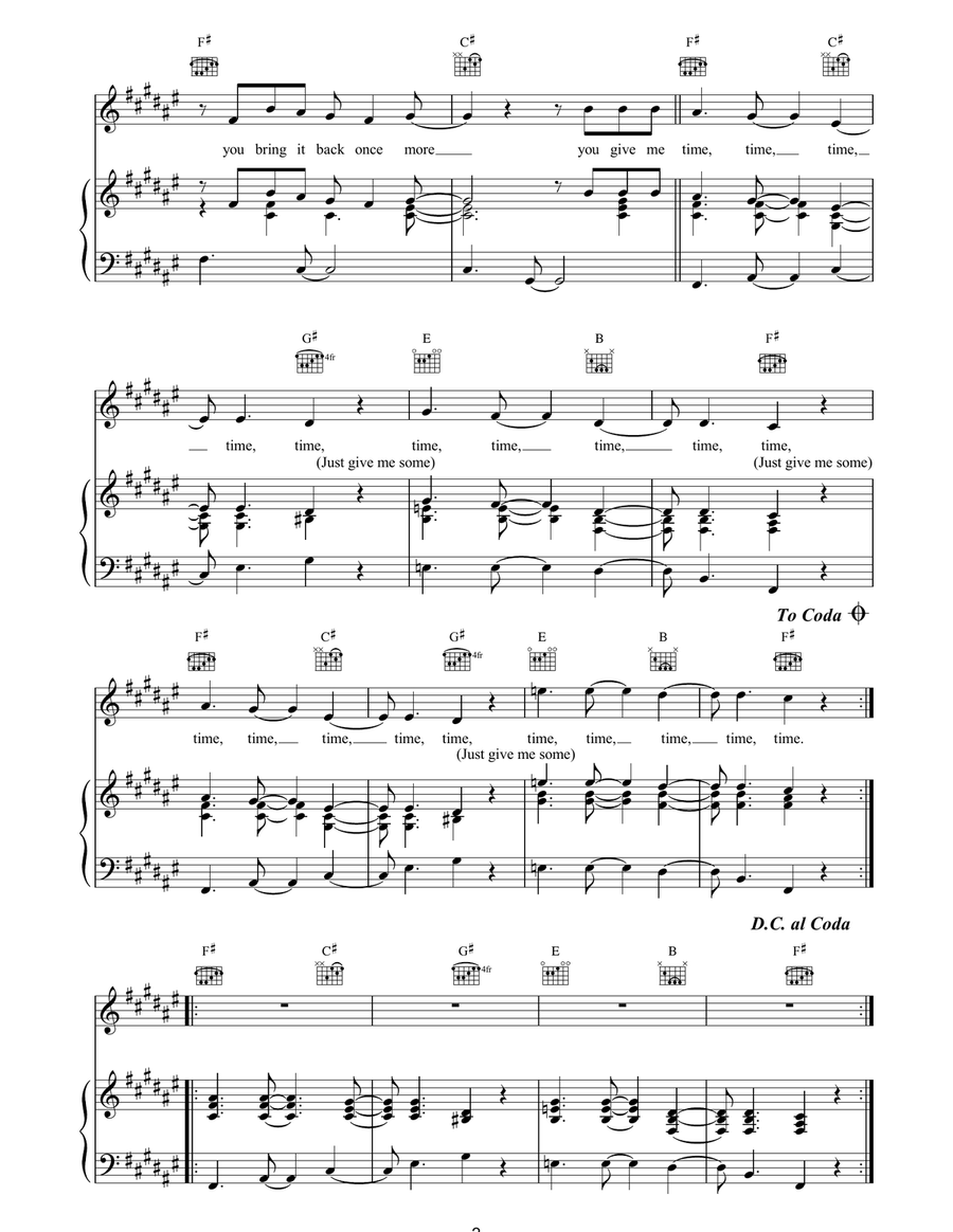 The Mad Hatter The Mad Hatter Piano, Vocal, Guitar scores gallery preview page 2