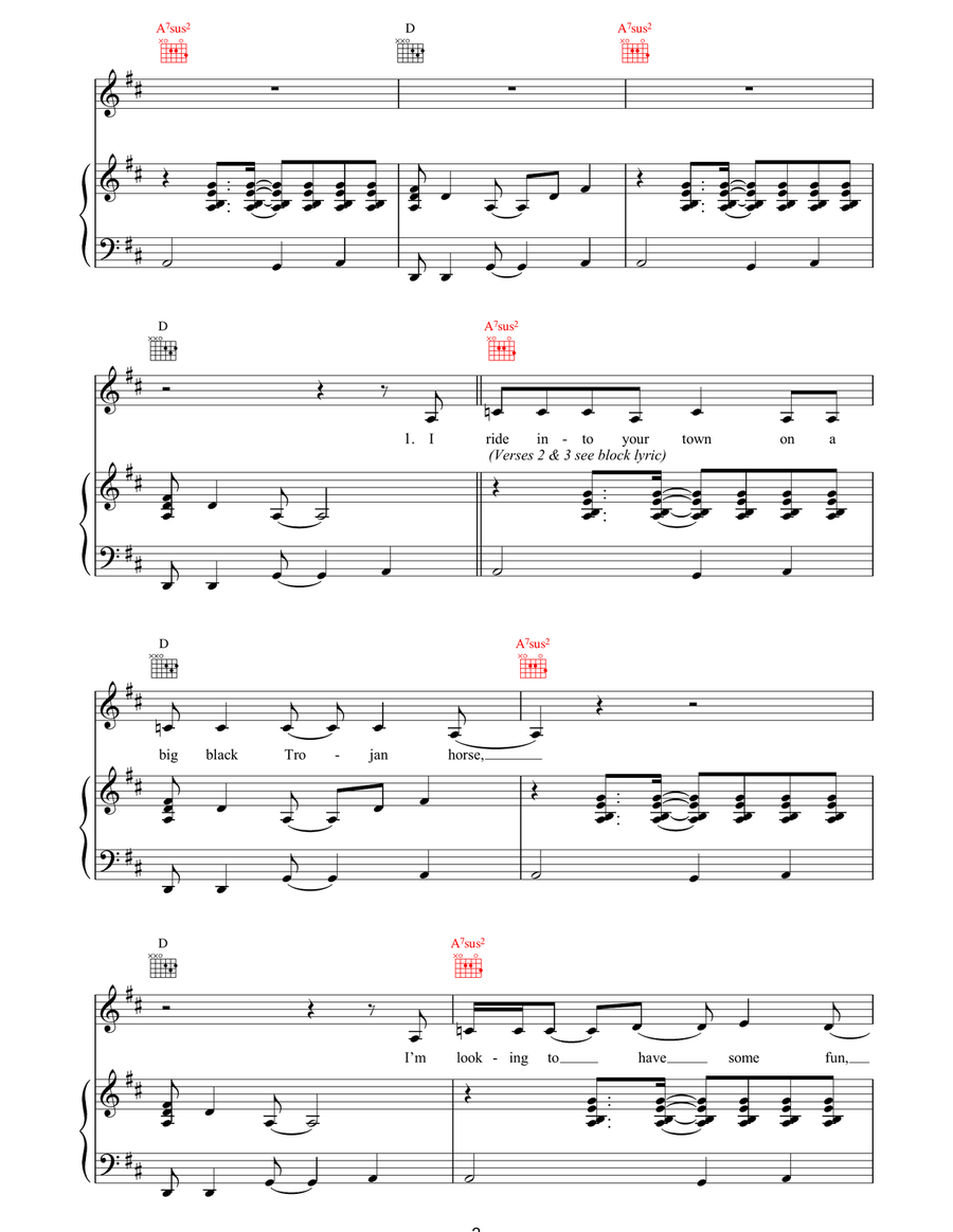 Club America Club America Piano, Vocal, Guitar scores gallery preview page 2