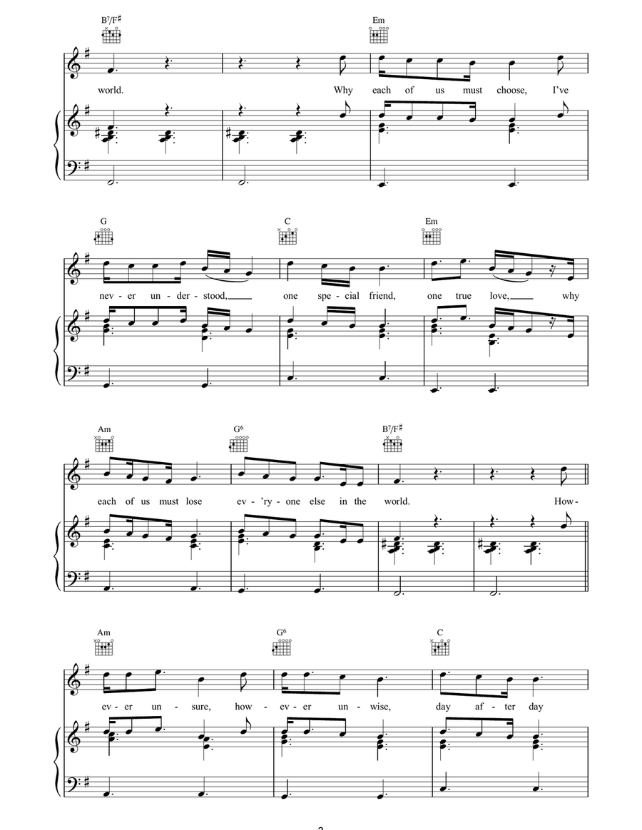 This Is A Lie This Is A Lie Piano, Vocal, Guitar scores gallery preview page 3