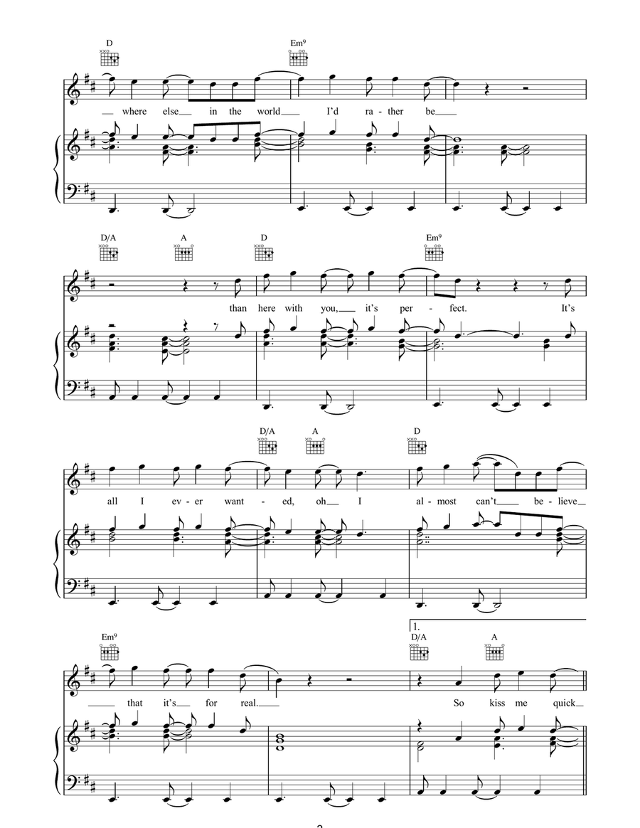 Mint Car Mint Car Piano, Vocal, Guitar scores gallery preview page 2
