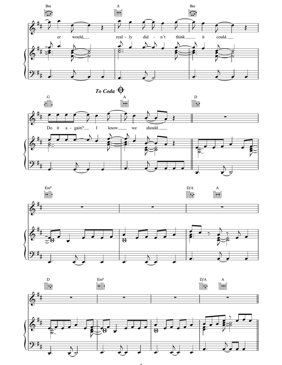 Mint Car Mint Car Piano, Vocal, Guitar scores gallery preview page 4