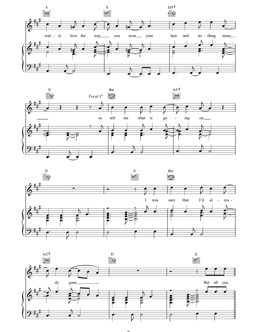 Return Return Piano, Vocal, Guitar scores gallery preview page 2