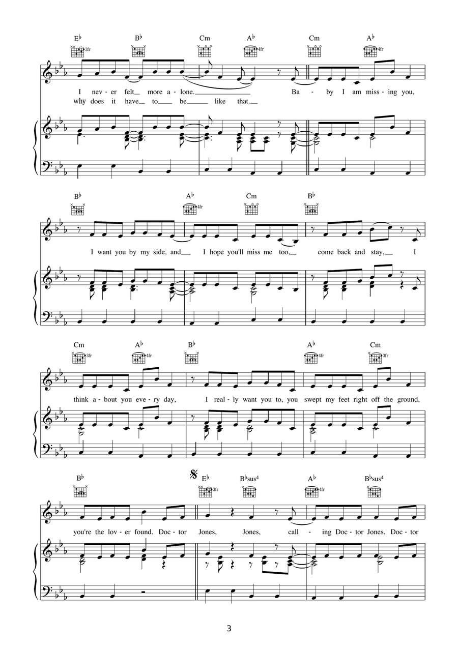 Dr Jones Dr Jones Acoustic Guitar scores gallery preview page 3
