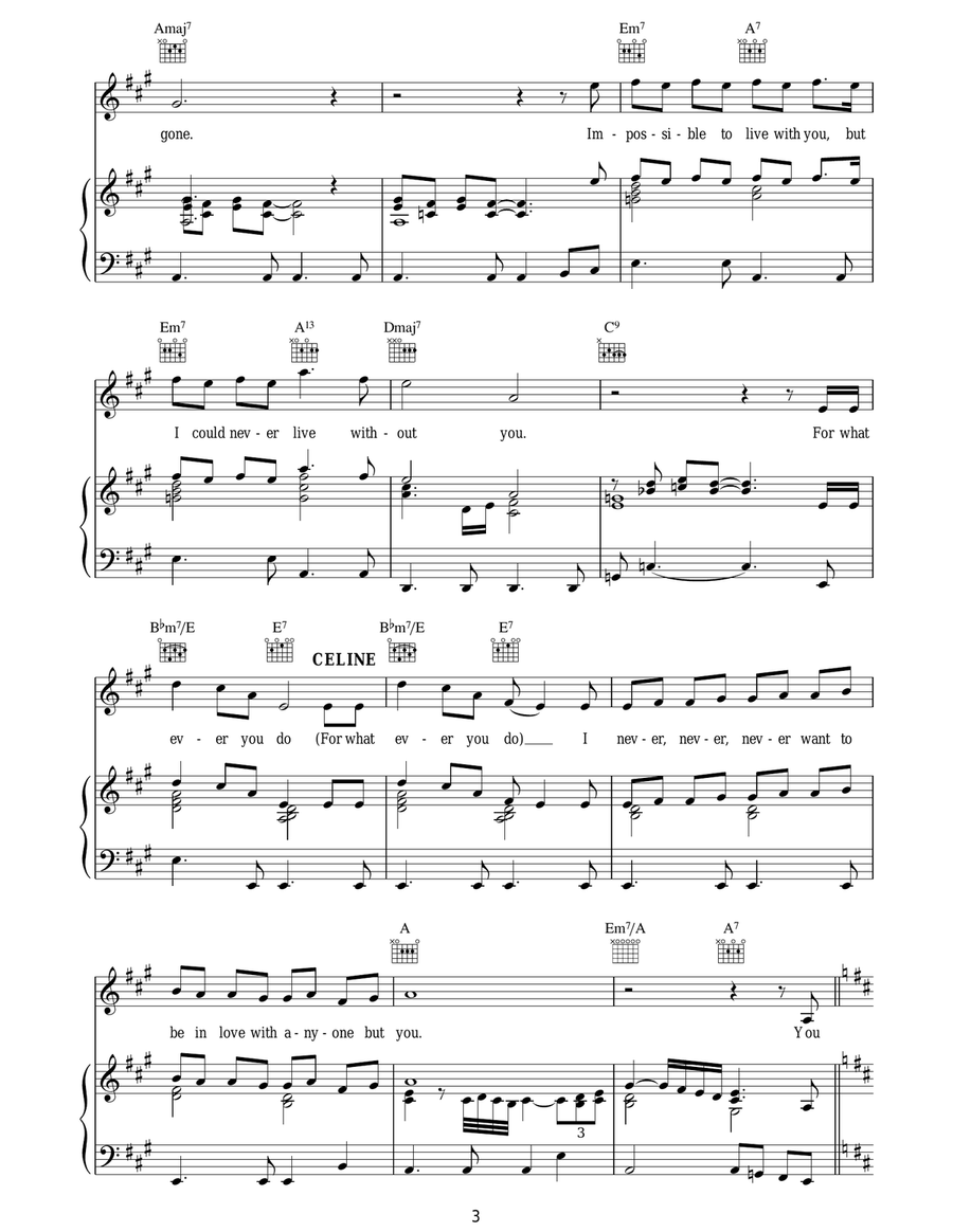 I Hate You Then I Love You Piano, Vocal, Guitar scores gallery preview page 3