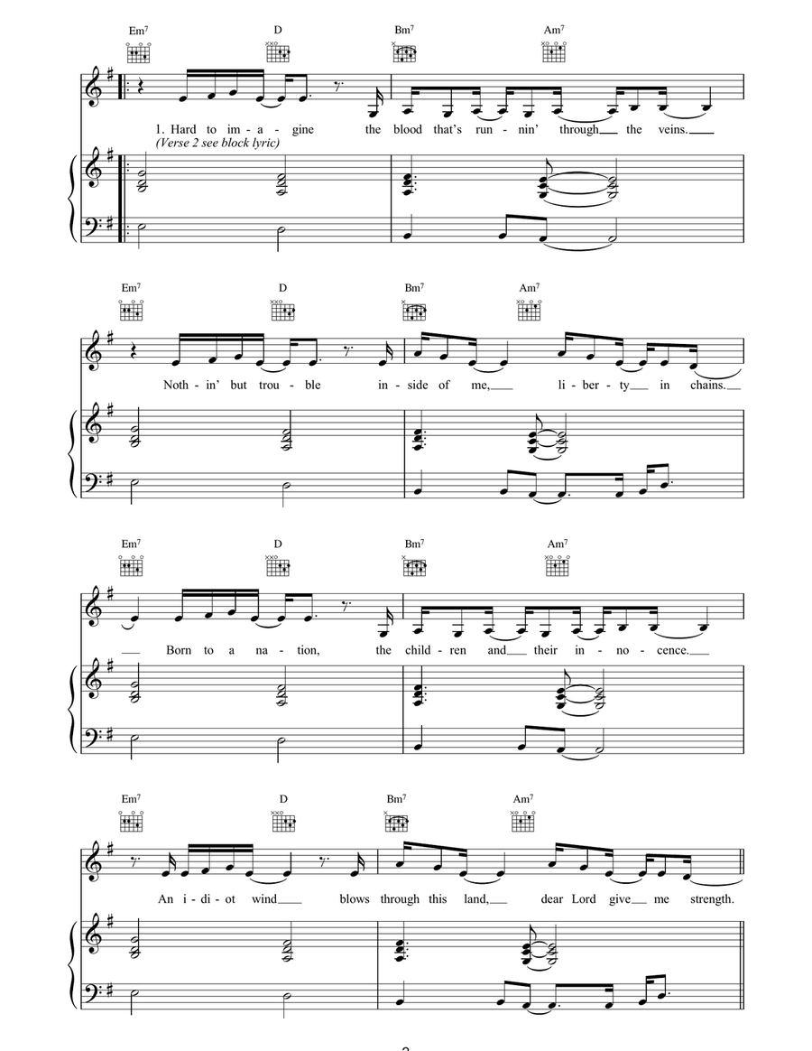Rhythm And Blues Rhythm And Blues Piano, Vocal, Guitar scores gallery preview page 2