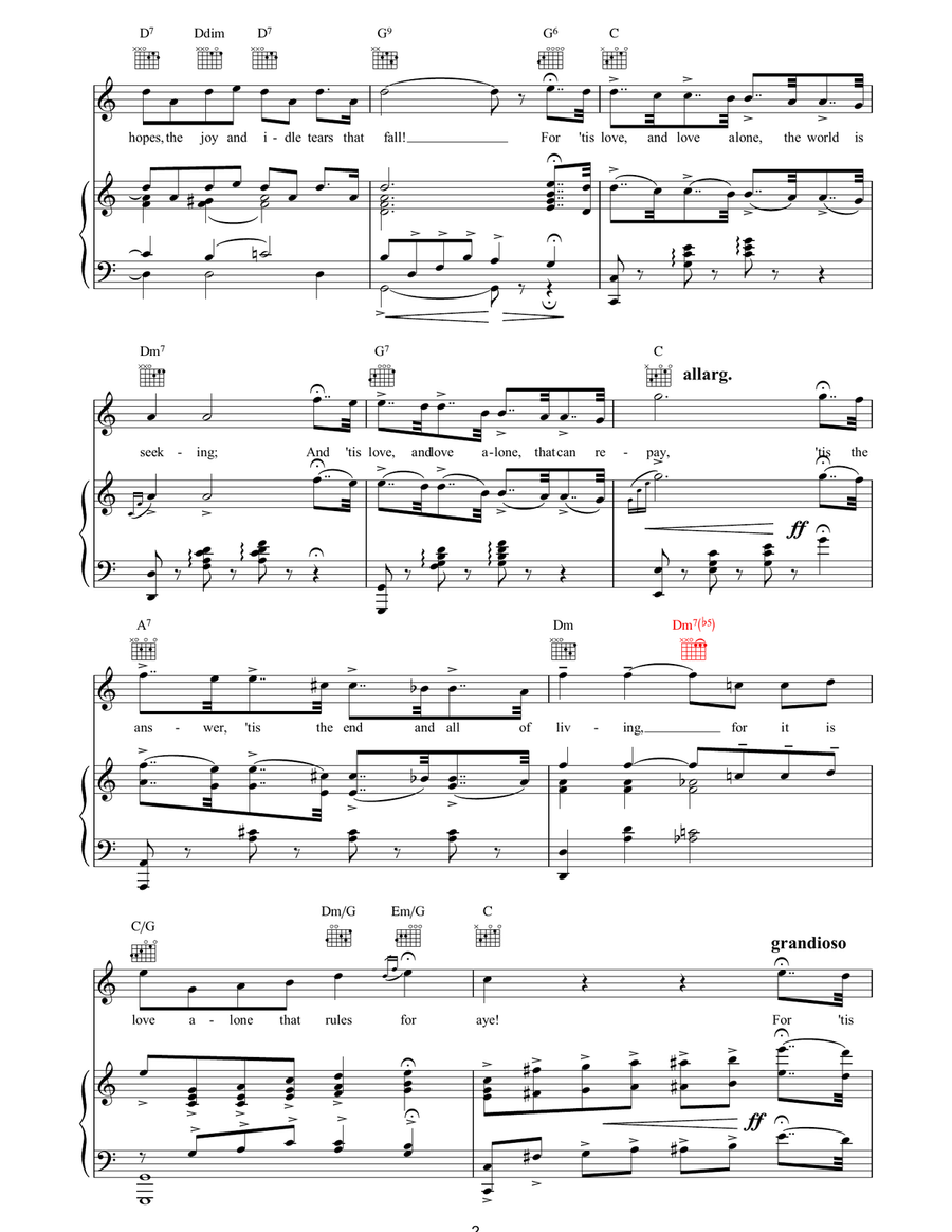 Ah! Sweet Mystery Of Life Piano, Vocal, Guitar scores gallery preview page 2