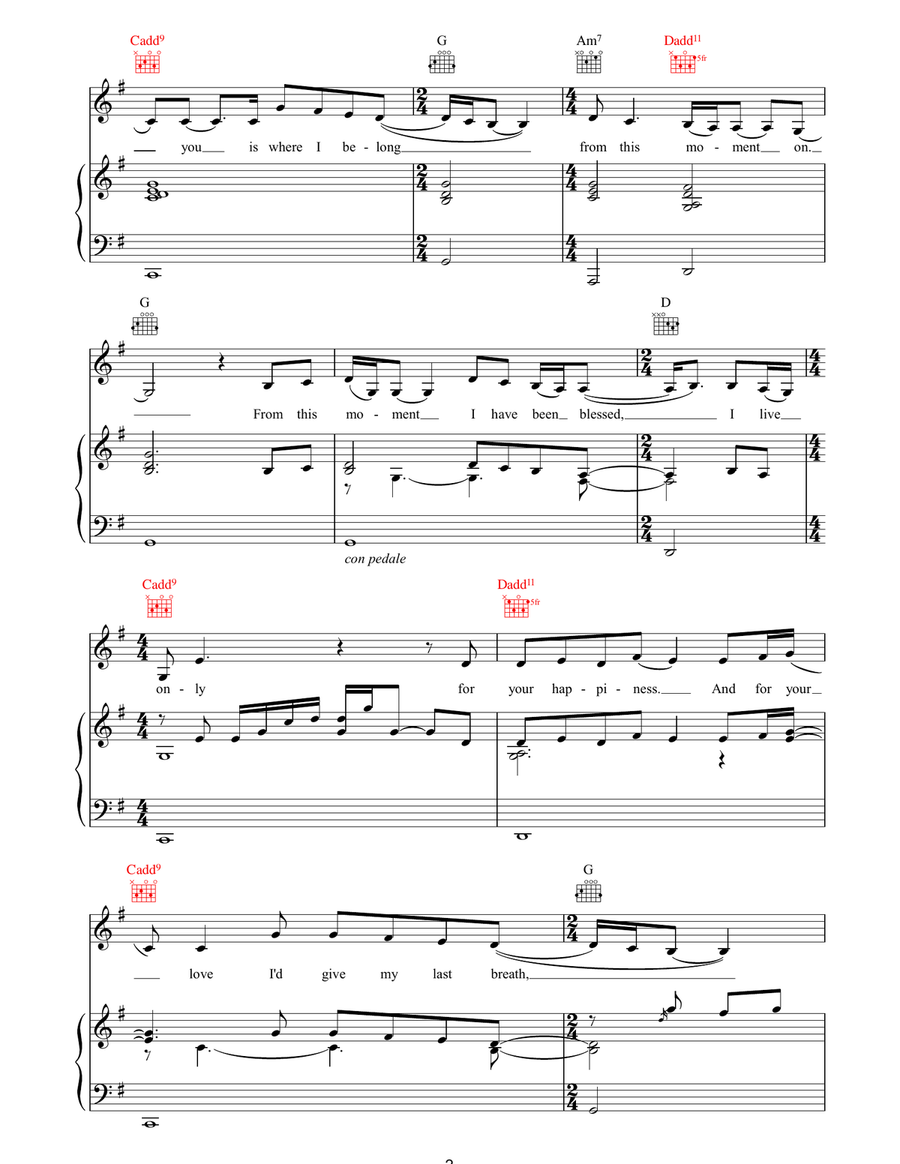 From This Moment On From This Moment On Piano, Vocal, Guitar scores gallery preview page 2