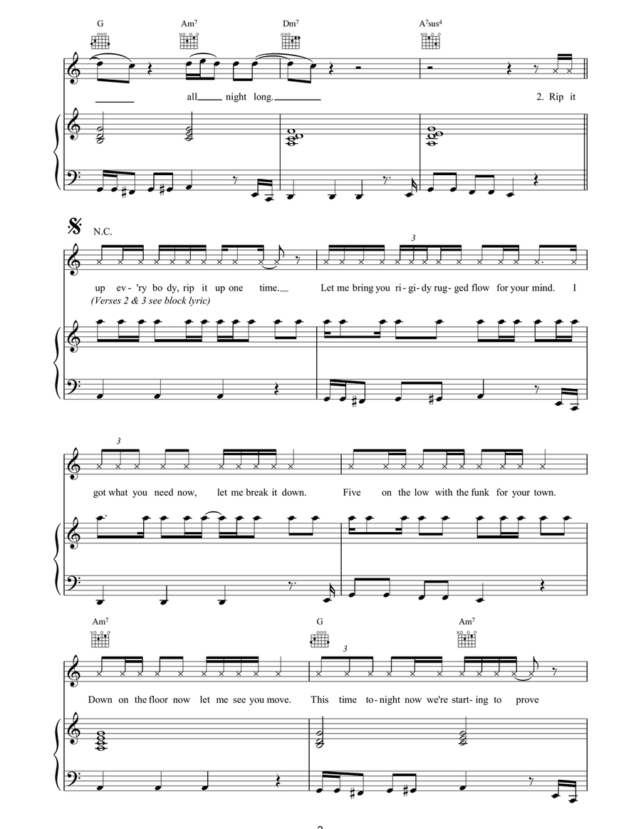 My Song My Song Piano, Vocal, Guitar scores gallery preview page 3