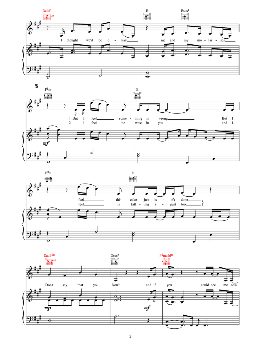 Northern Lad Acoustic Guitar scores gallery preview page 2