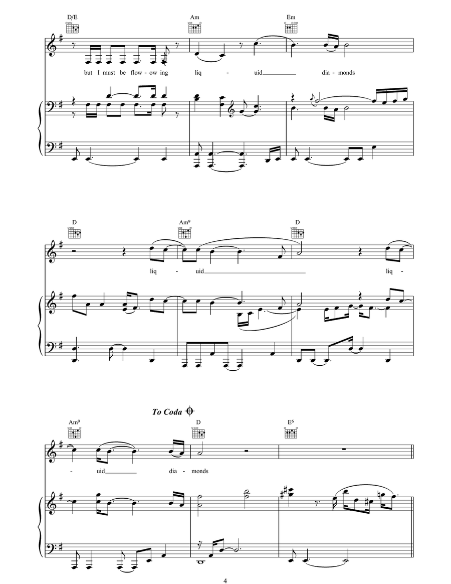 Liquid Diamonds Acoustic Guitar scores gallery preview page 4