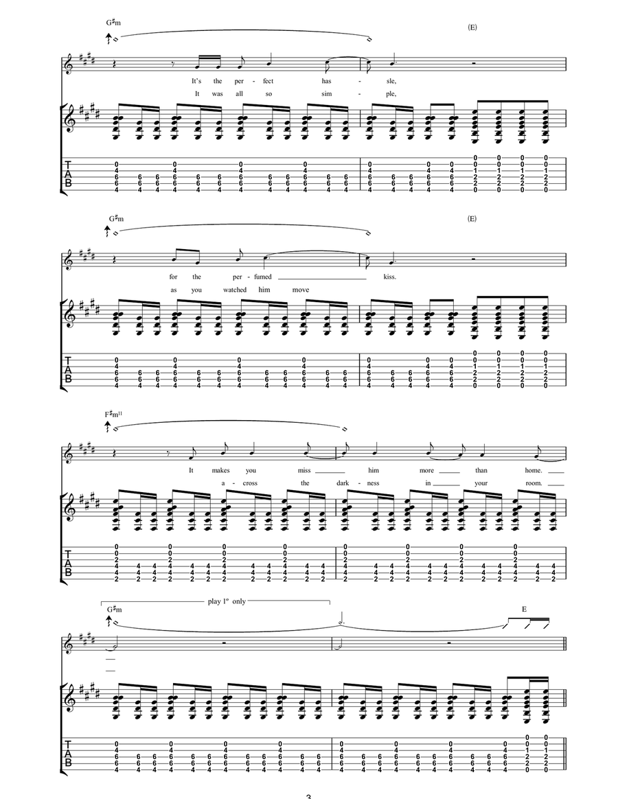 Daphne Descends Daphne Descends Acoustic Guitar scores gallery preview page 3
