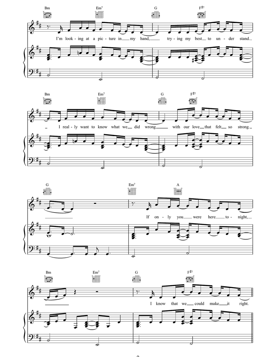 Born To Make You Happy Born To Make You Happy Piano, Vocal, Guitar scores gallery preview page 2