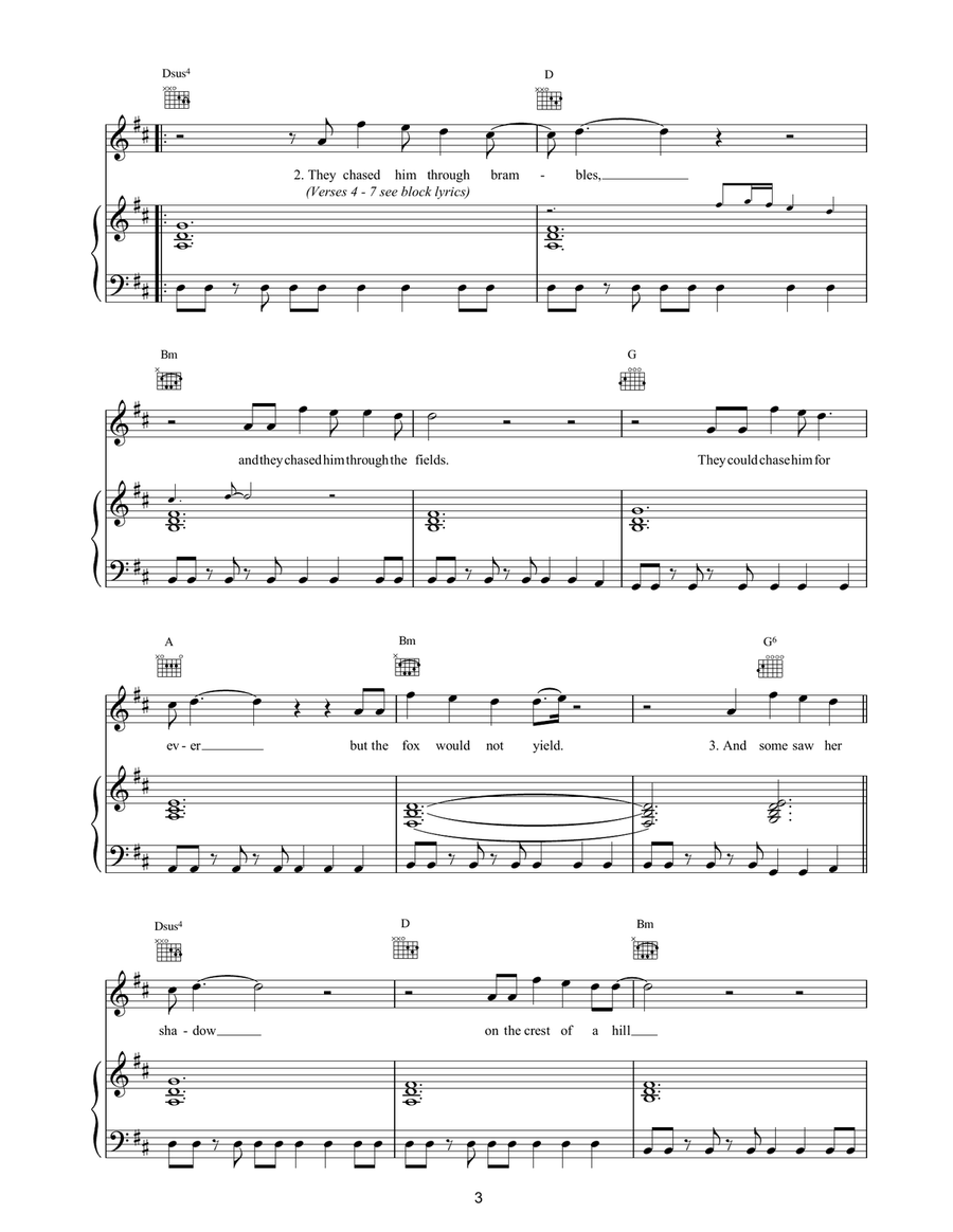 End Of The Game Piano, Vocal, Guitar scores gallery preview page 3