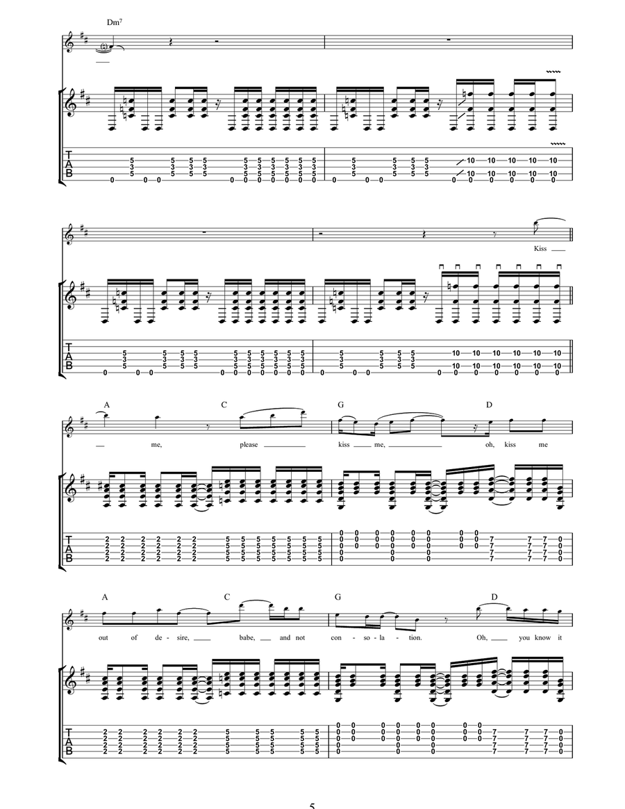 Last Goodbye Last Goodbye Acoustic Guitar scores gallery preview page 5