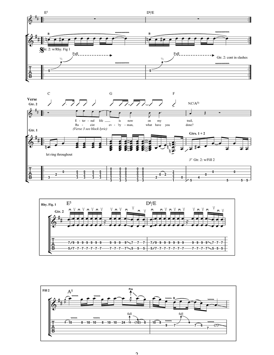 Eternal Life Eternal Life Acoustic Guitar scores gallery preview page 2
