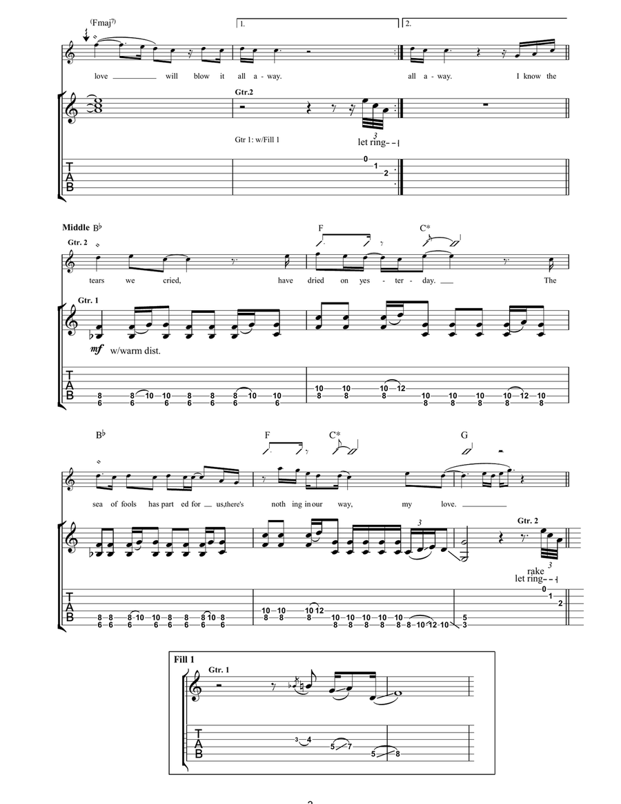 Everybody Here Wants You Everybody Here Wants You Acoustic Guitar scores gallery preview page 3