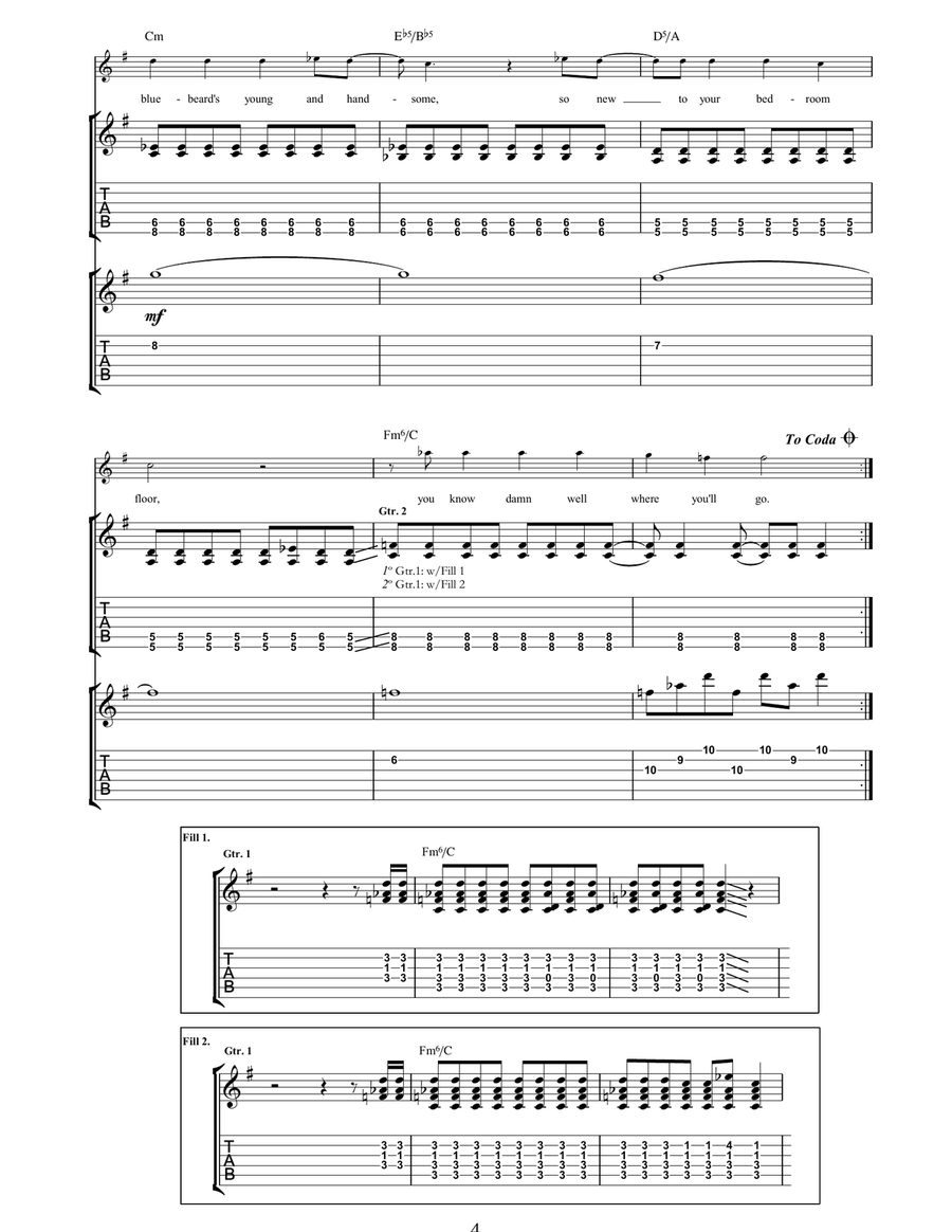 Nightmares By The Sea Nightmares By The Sea Acoustic Guitar scores gallery preview page 4