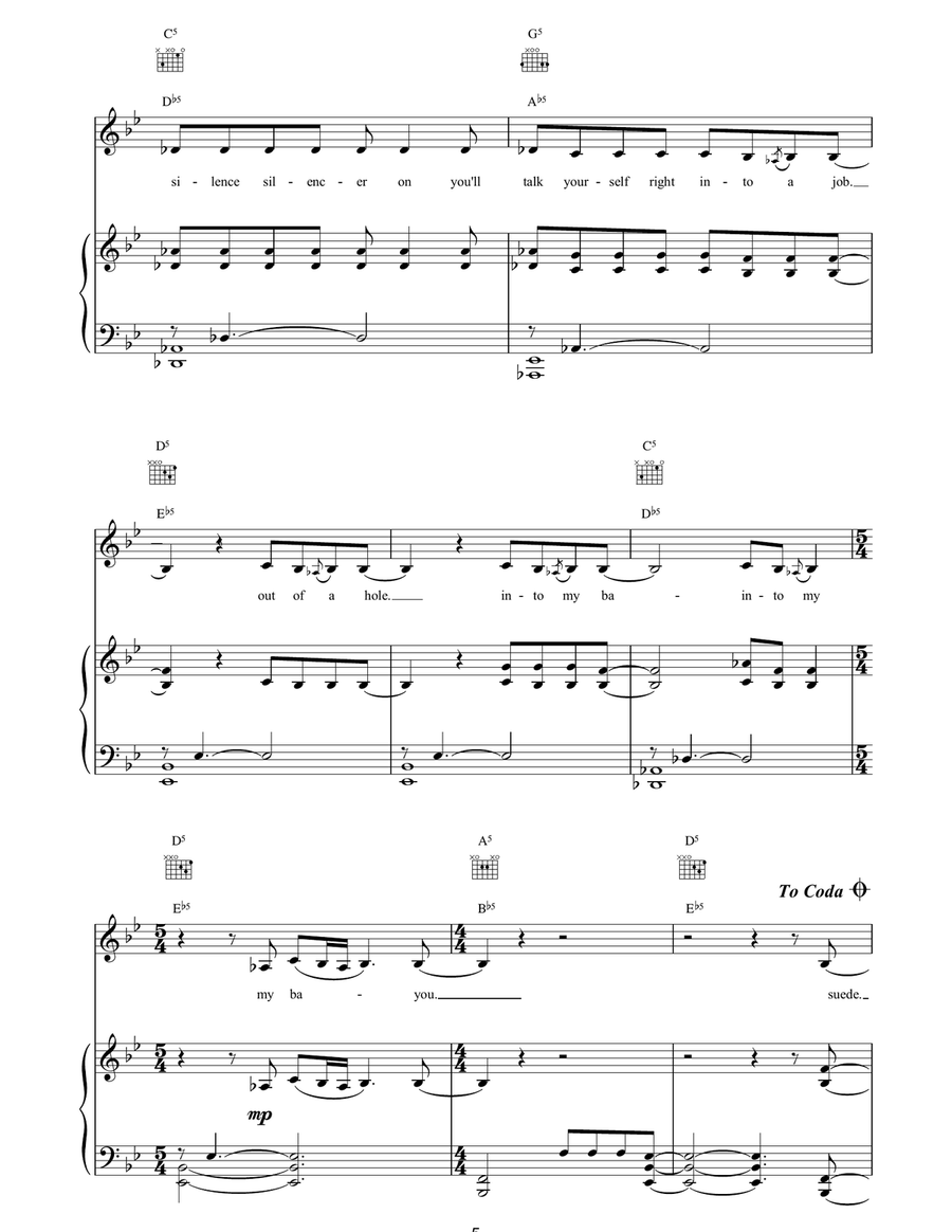 Suede Acoustic Guitar scores gallery preview page 5