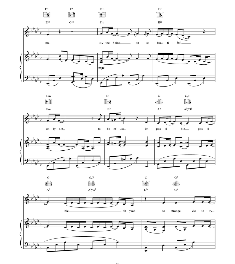 Josephine Acoustic Guitar scores gallery preview page 2