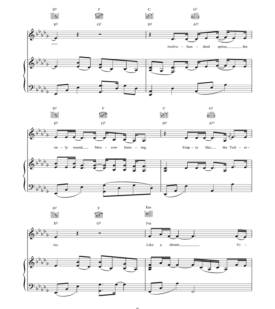 Josephine Acoustic Guitar scores gallery preview page 3