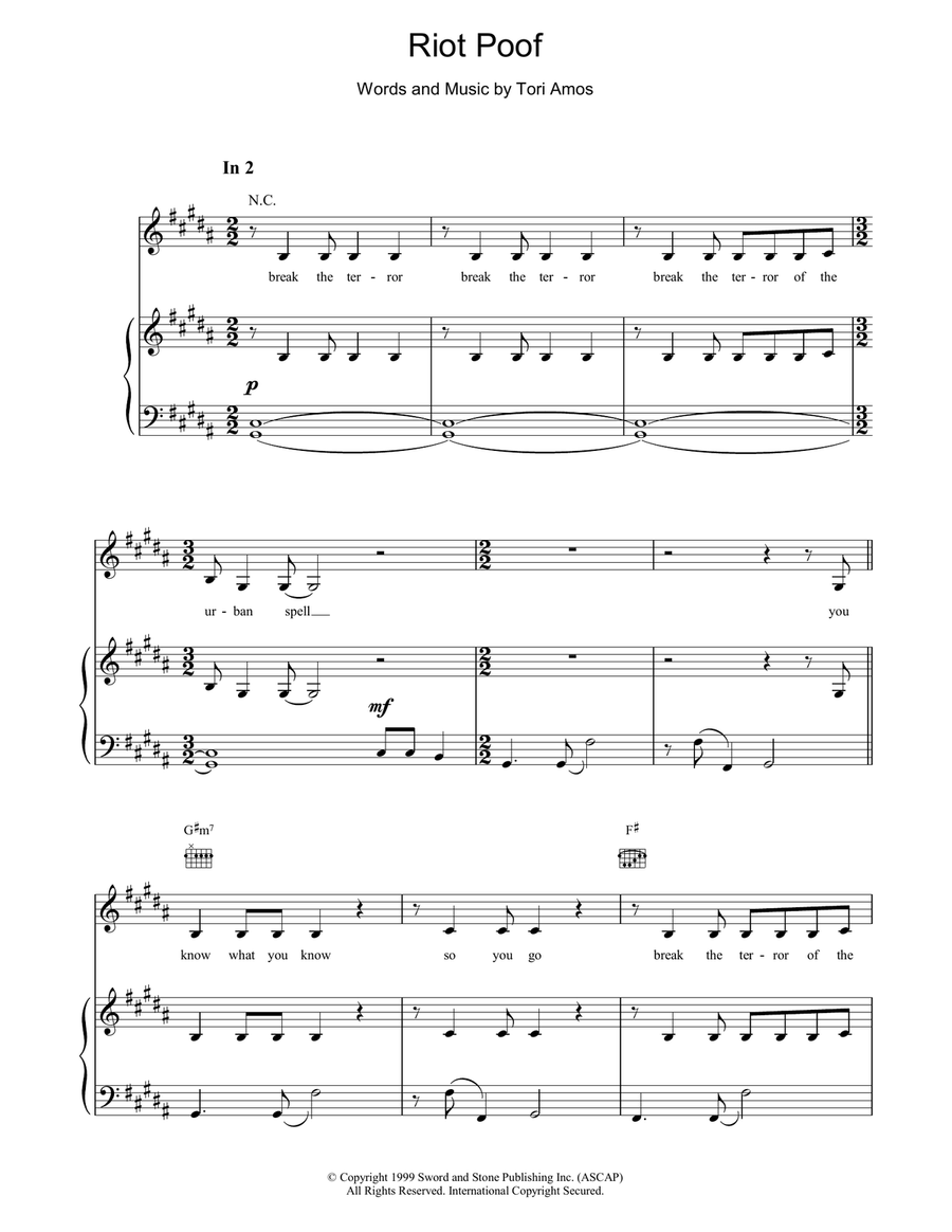Riot Poof Acoustic Guitar scores gallery preview page 1