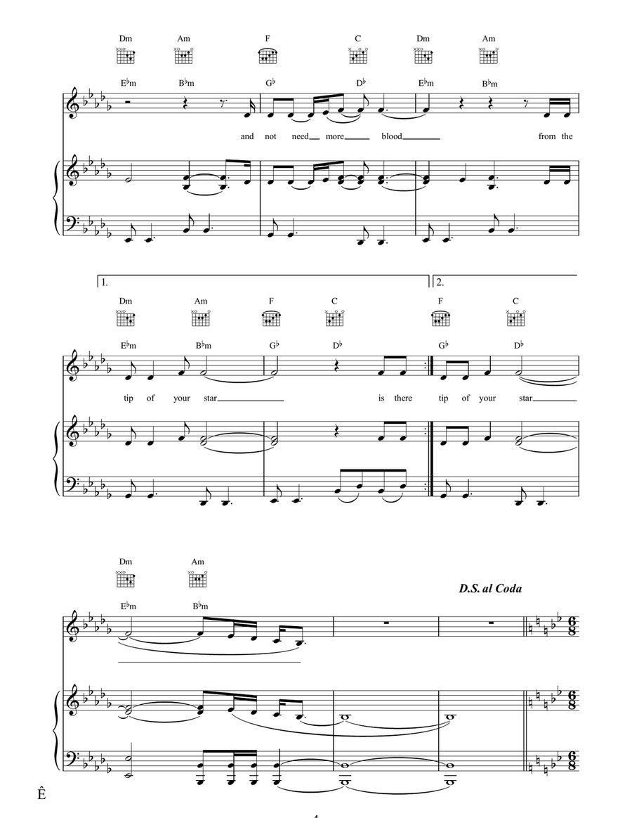 Datura Acoustic Guitar scores gallery preview page 4