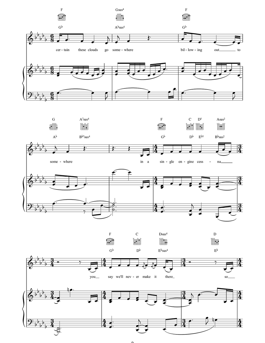 Spring Haze Acoustic Guitar scores gallery preview page 2