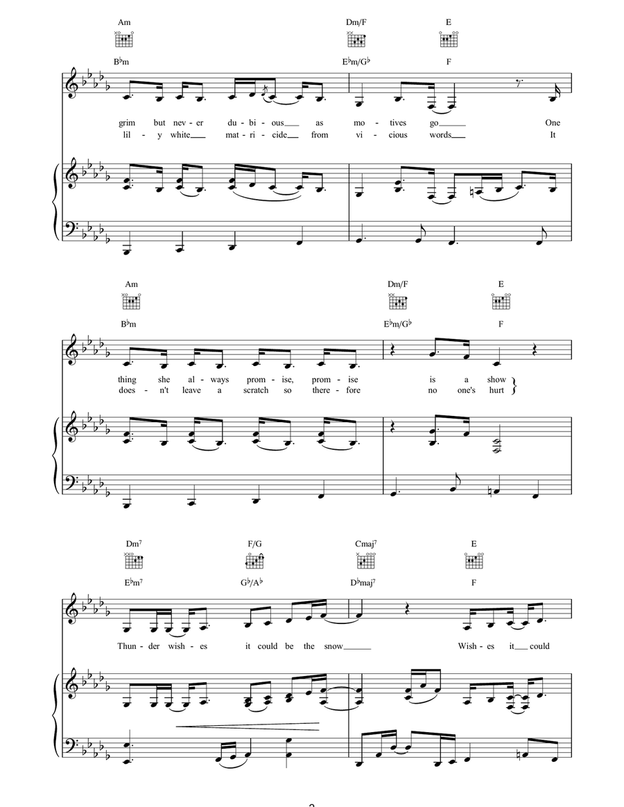 Purple people Acoustic Guitar scores gallery preview page 2