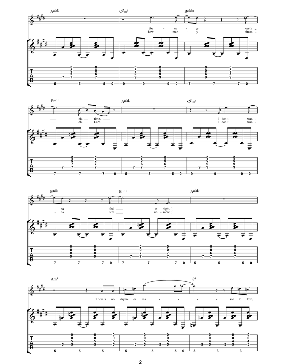 White Ladder White Ladder Guitar Tablature scores gallery preview page 2