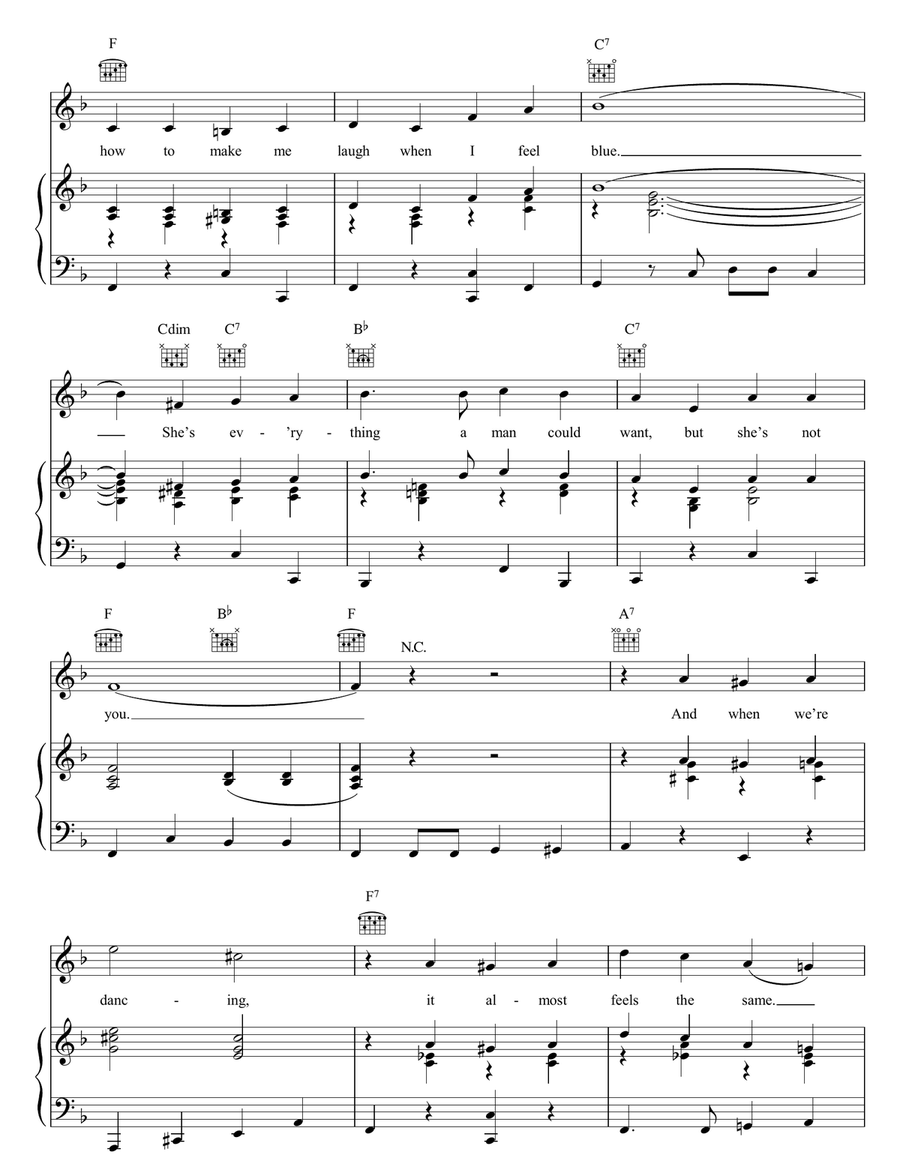 She's Not You She's Not You Acoustic Guitar scores gallery preview page 2