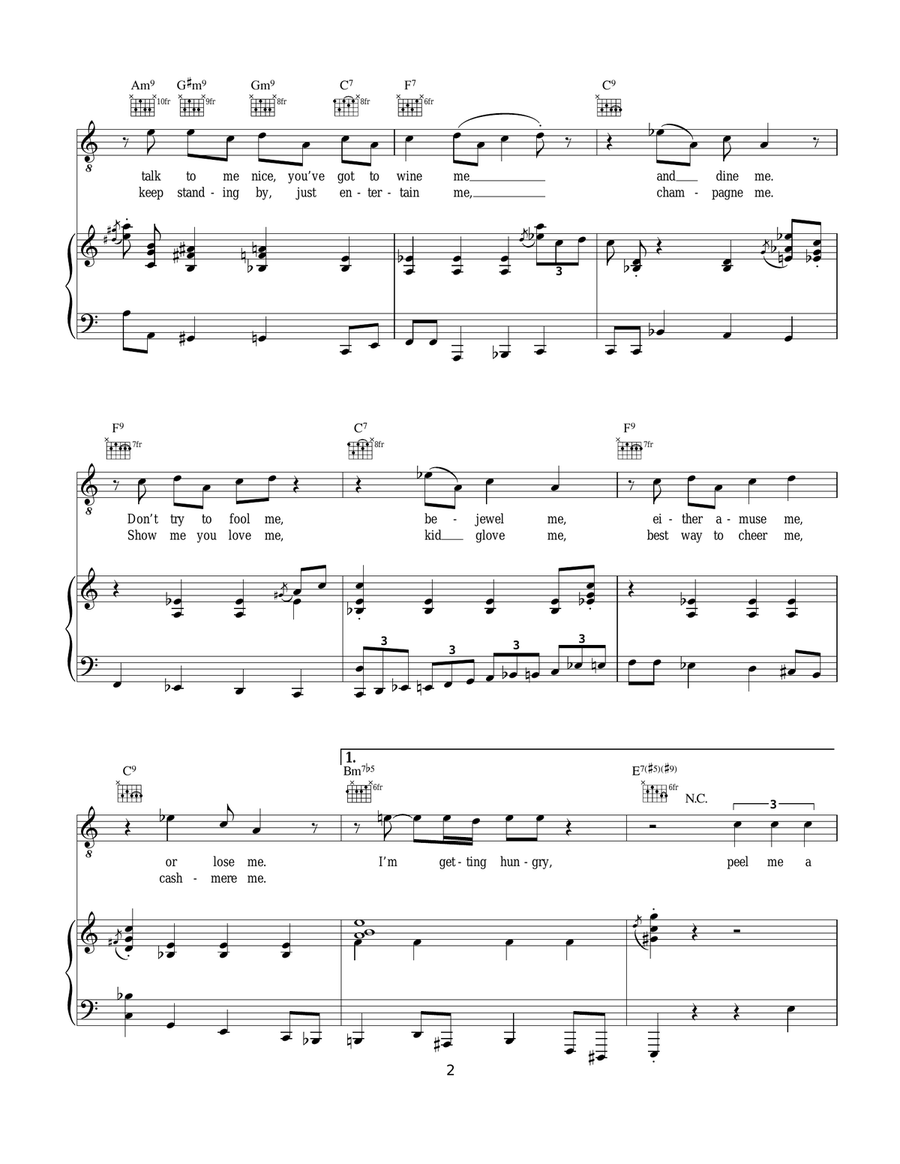 Peel Me A Grape Peel Me A Grape Guitar scores gallery preview page 2