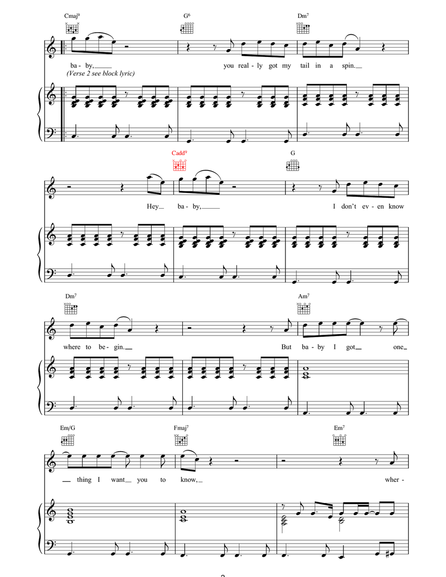 Life is a Rollercoaster Life is a Rollercoaster Piano, Vocal, Guitar scores gallery preview page 2