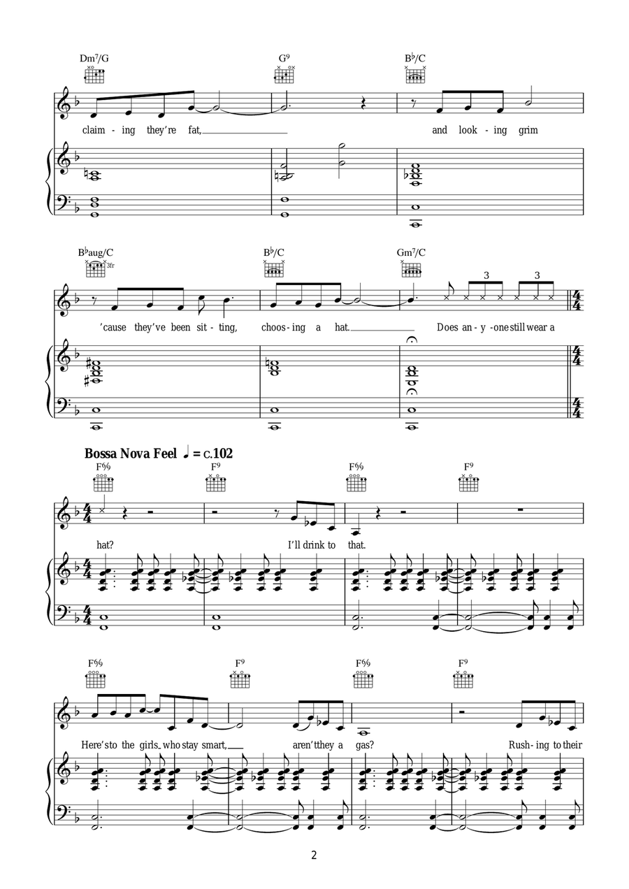 The Ladies Who Lunch (from Company) Guitar scores gallery preview page 2