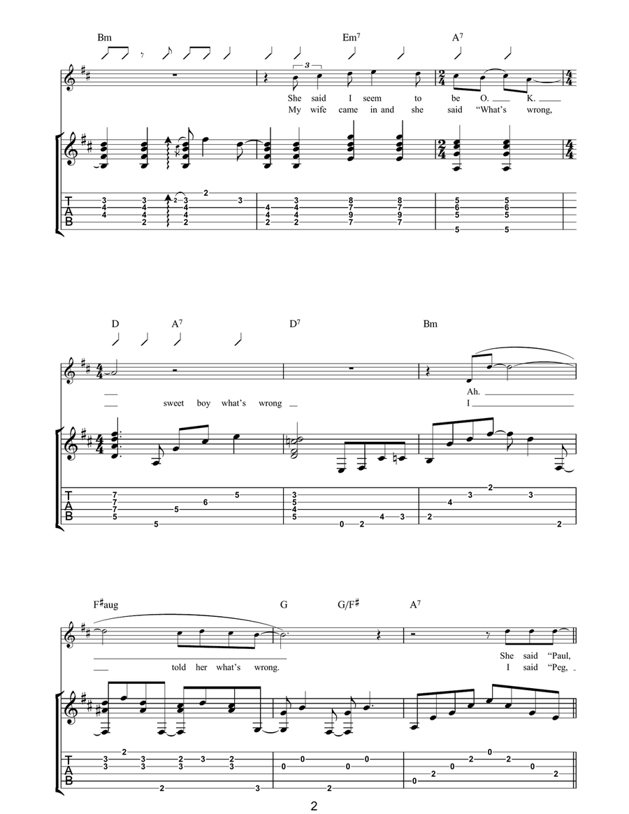 Run That Body Down Run That Body Down Acoustic Guitar scores gallery preview page 2