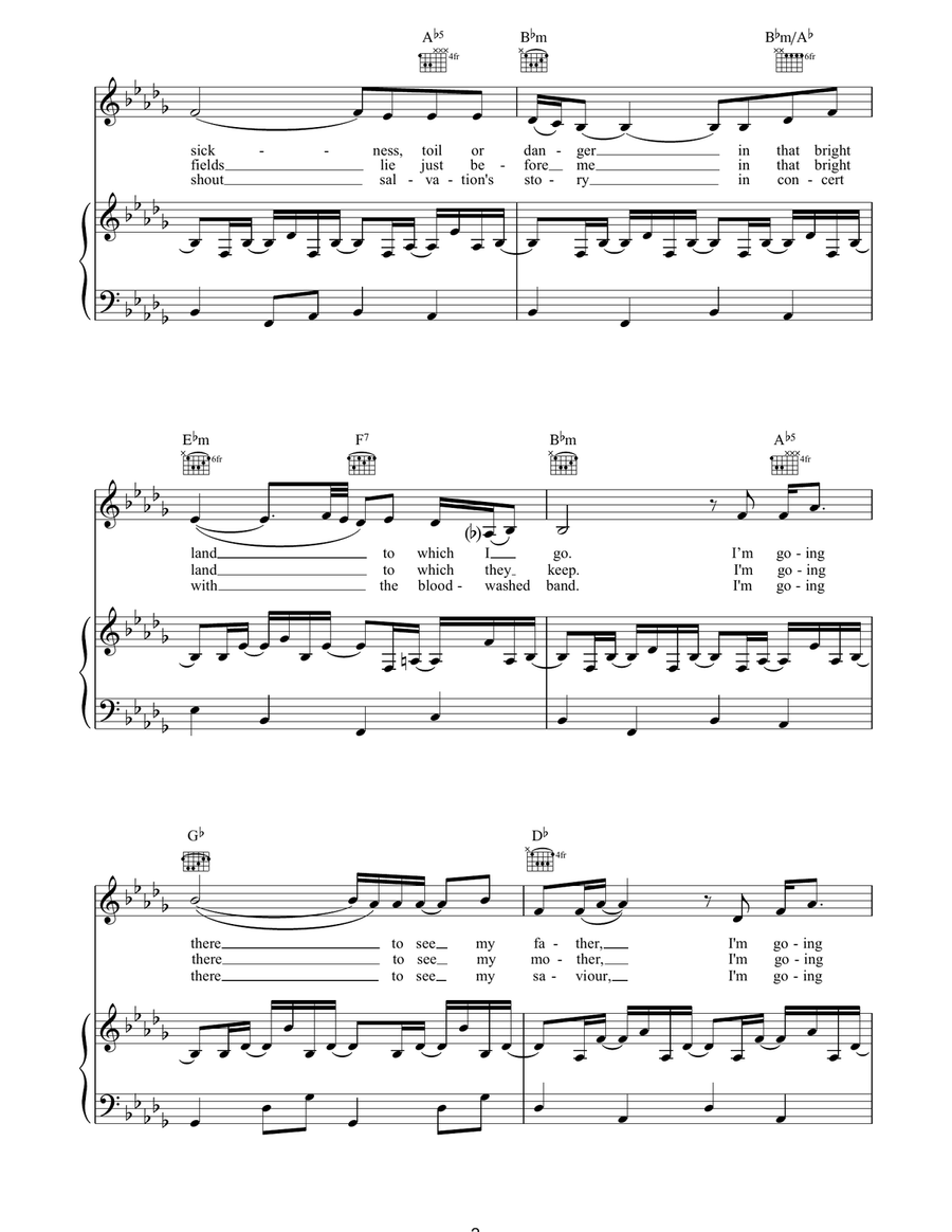 Wayfaring Stranger (no intro) Acoustic Guitar scores gallery preview page 2