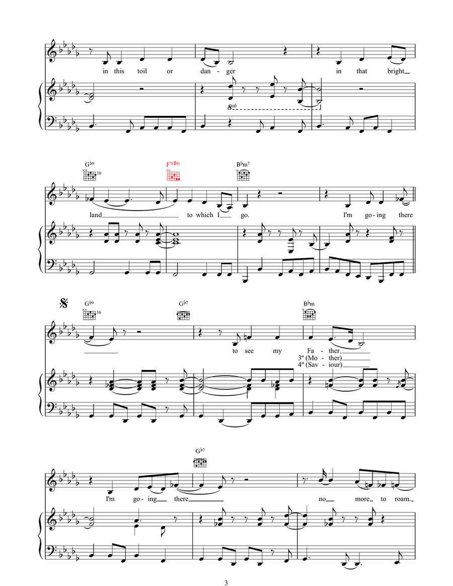 Wayfaring Stranger Acoustic Guitar scores gallery preview page 3