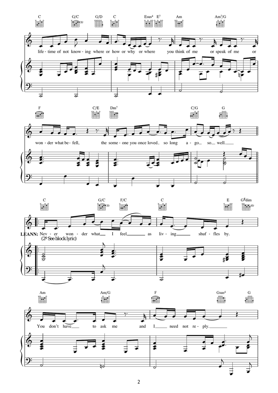 Written In The Stars (from Aida) Guitar scores gallery preview page 2