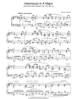 Intermezzo in A Major (from Six Piano Pieces, Op. 118, No. 2)