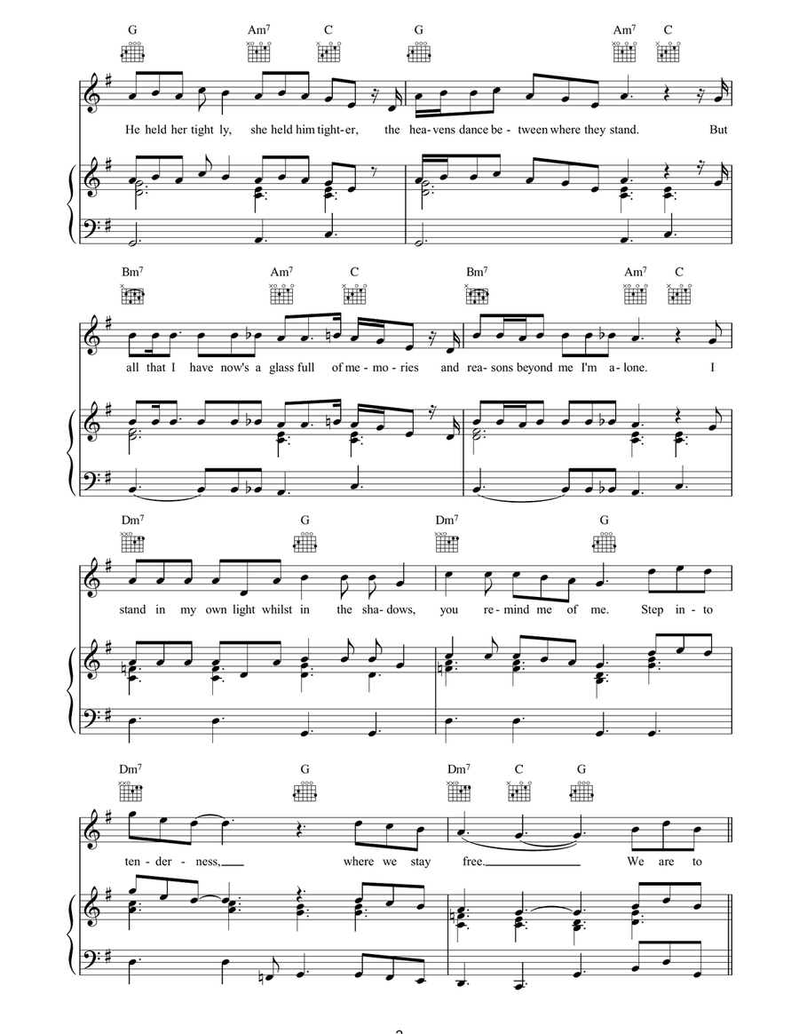 We Are Together We Are Together Piano, Vocal, Guitar scores gallery preview page 2