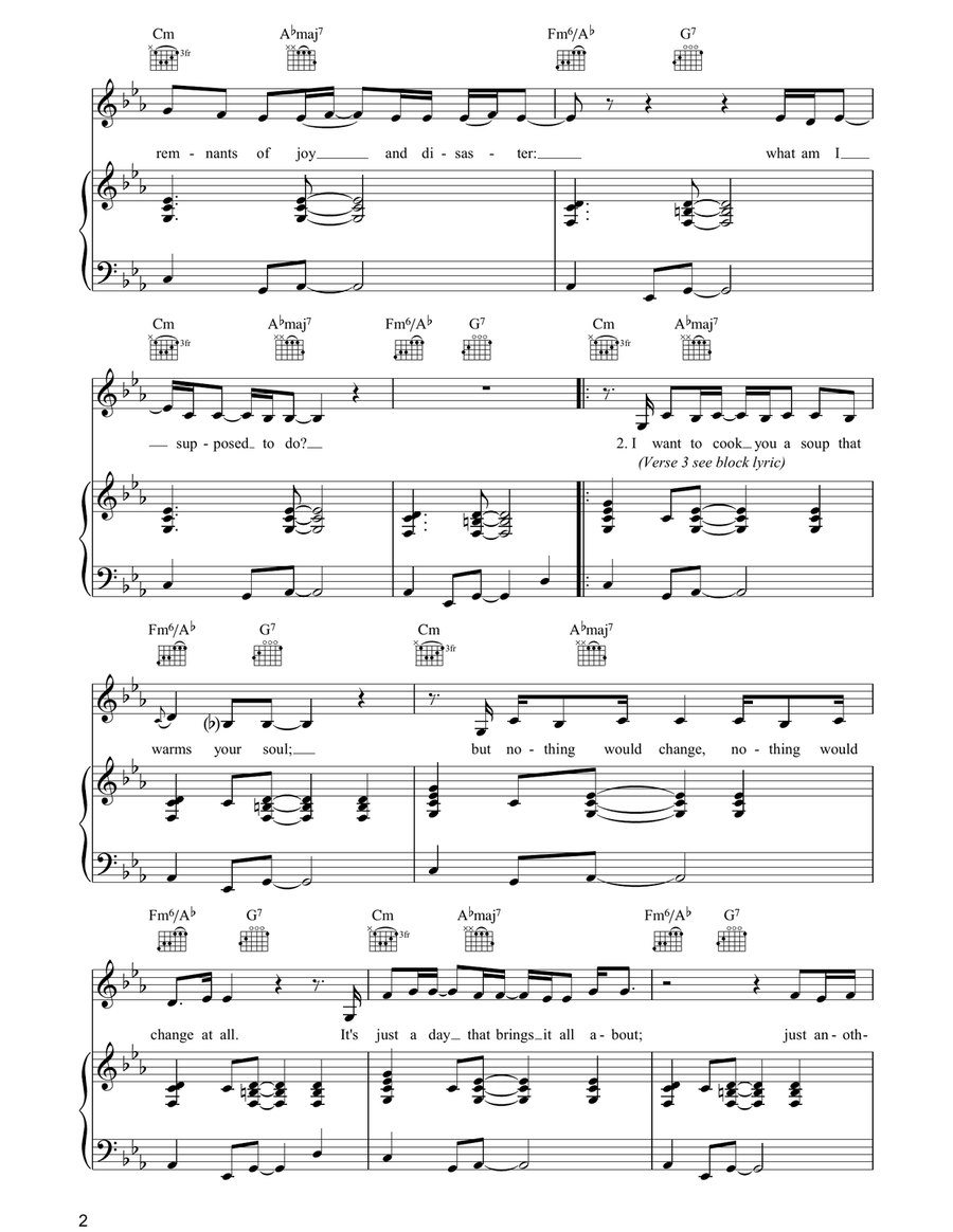 King Of Sorrow King Of Sorrow Acoustic Guitar scores gallery preview page 2