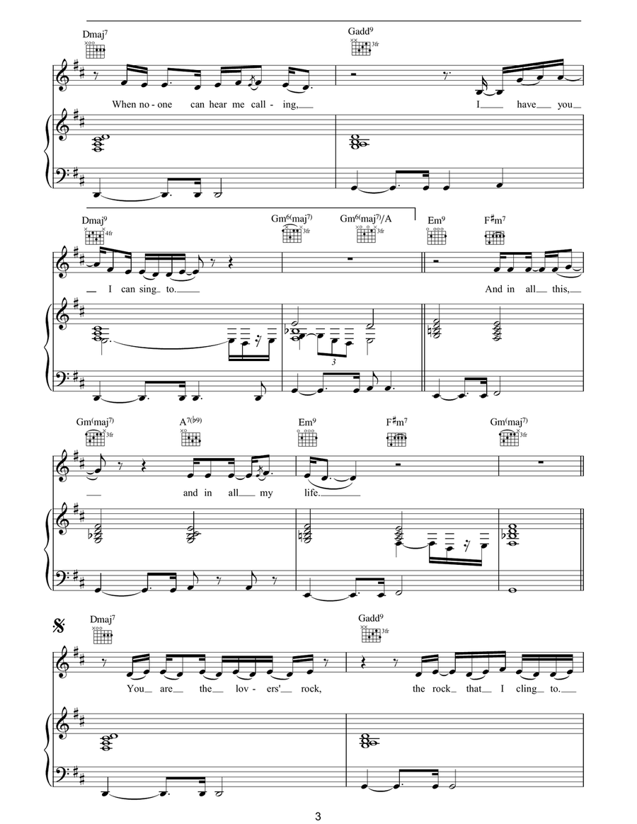 Lovers Rock Lovers Rock Piano, Vocal, Guitar scores gallery preview page 3